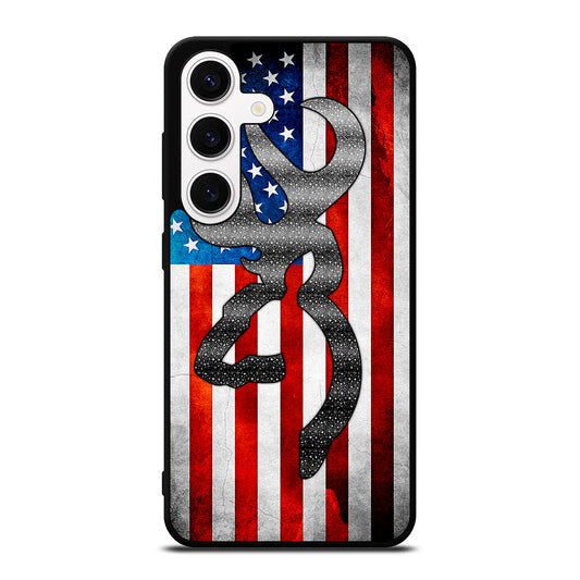 BROWNING DEER AMERICAN Samsung Galaxy S24 Case Cover