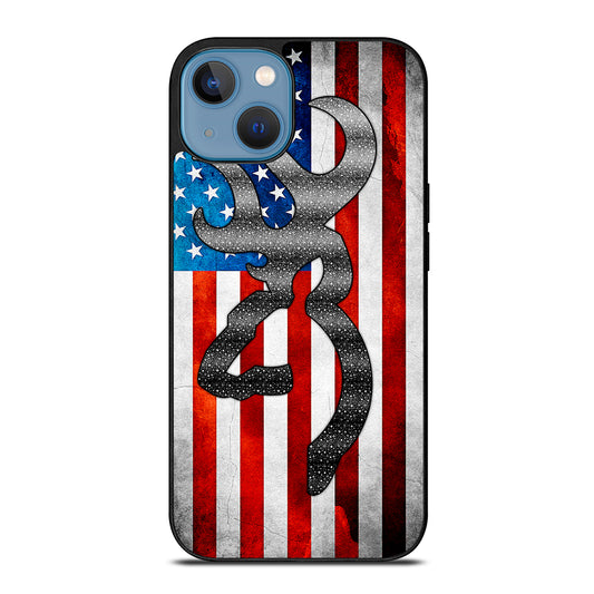 BROWNING DEER AMERICAN iPhone 13 Case Cover