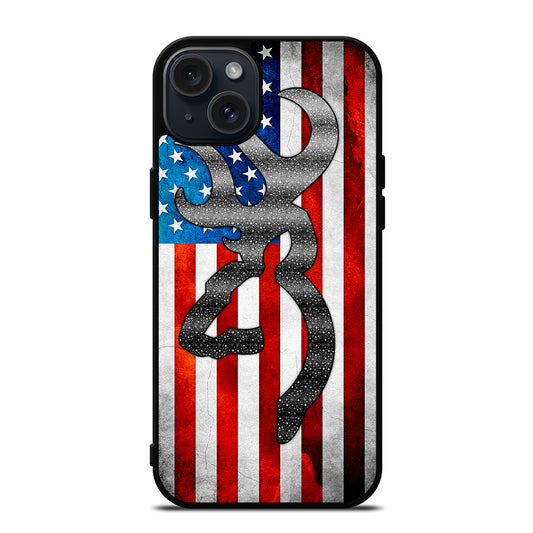 BROWNING DEER AMERICAN iPhone 15 Plus Case Cover