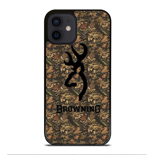 BROWNING DEER CAMO LOGO iPhone 12 Mini Case Cover