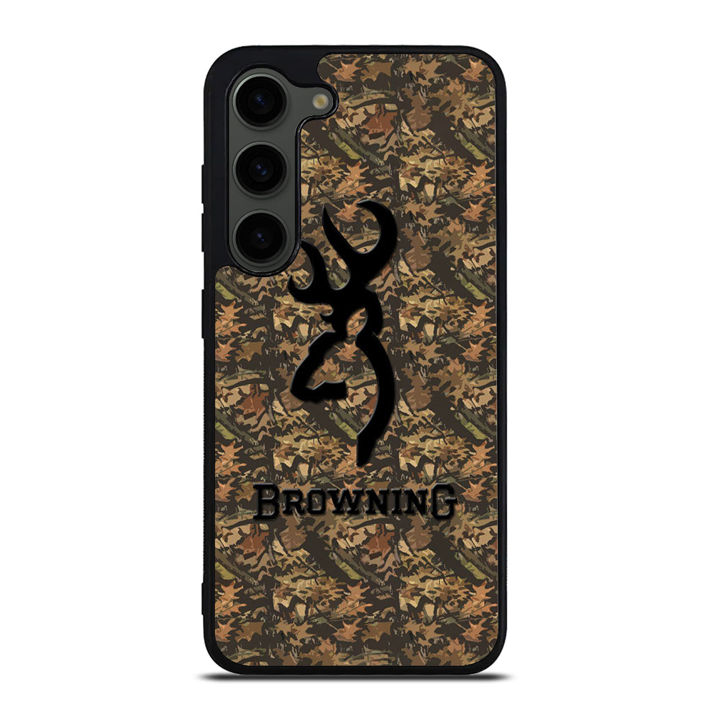 BROWNING DEER CAMO LOGO Samsung Galaxy S23 Plus Case Cover