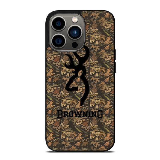 BROWNING DEER CAMO LOGO iPhone 13 Pro Case Cover