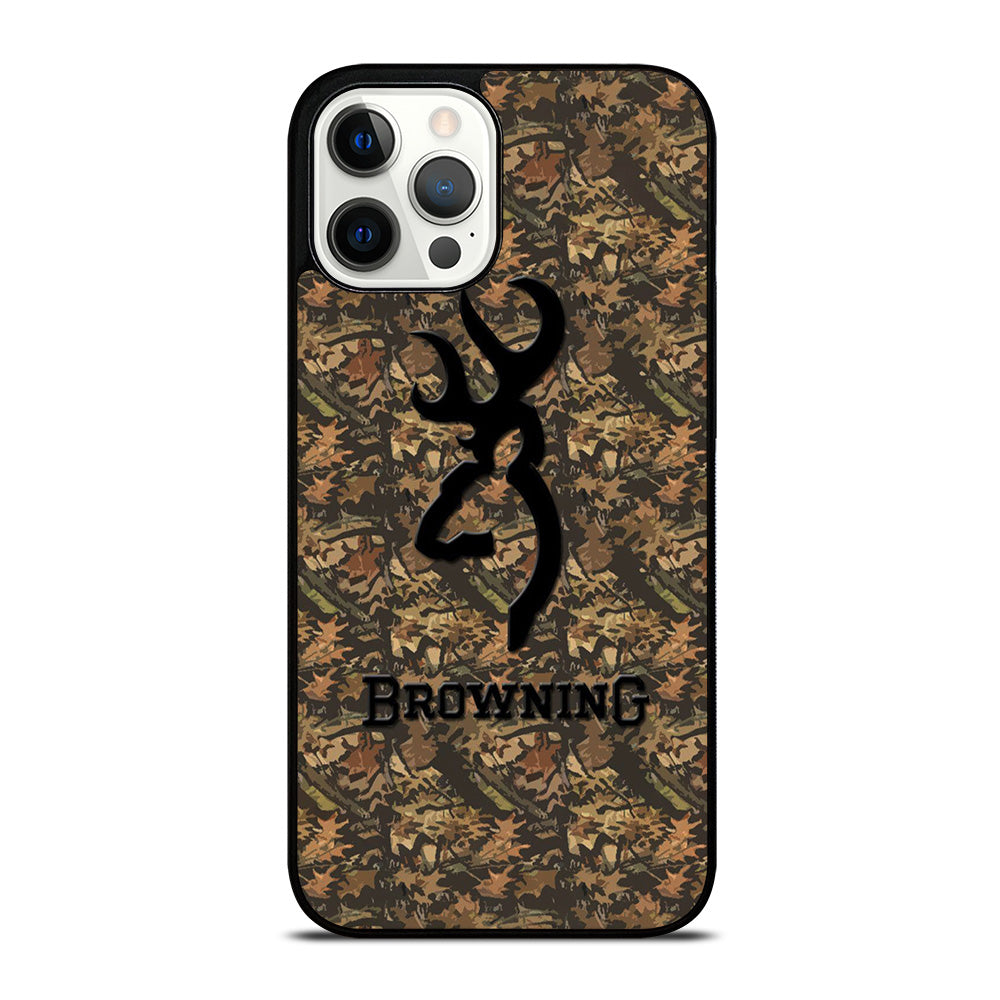 BROWNING DEER CAMO LOGO iPhone 12 Pro Max Case Cover