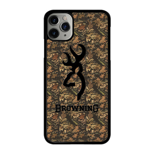BROWNING DEER CAMO LOGO iPhone 11 Pro Max Case Cover