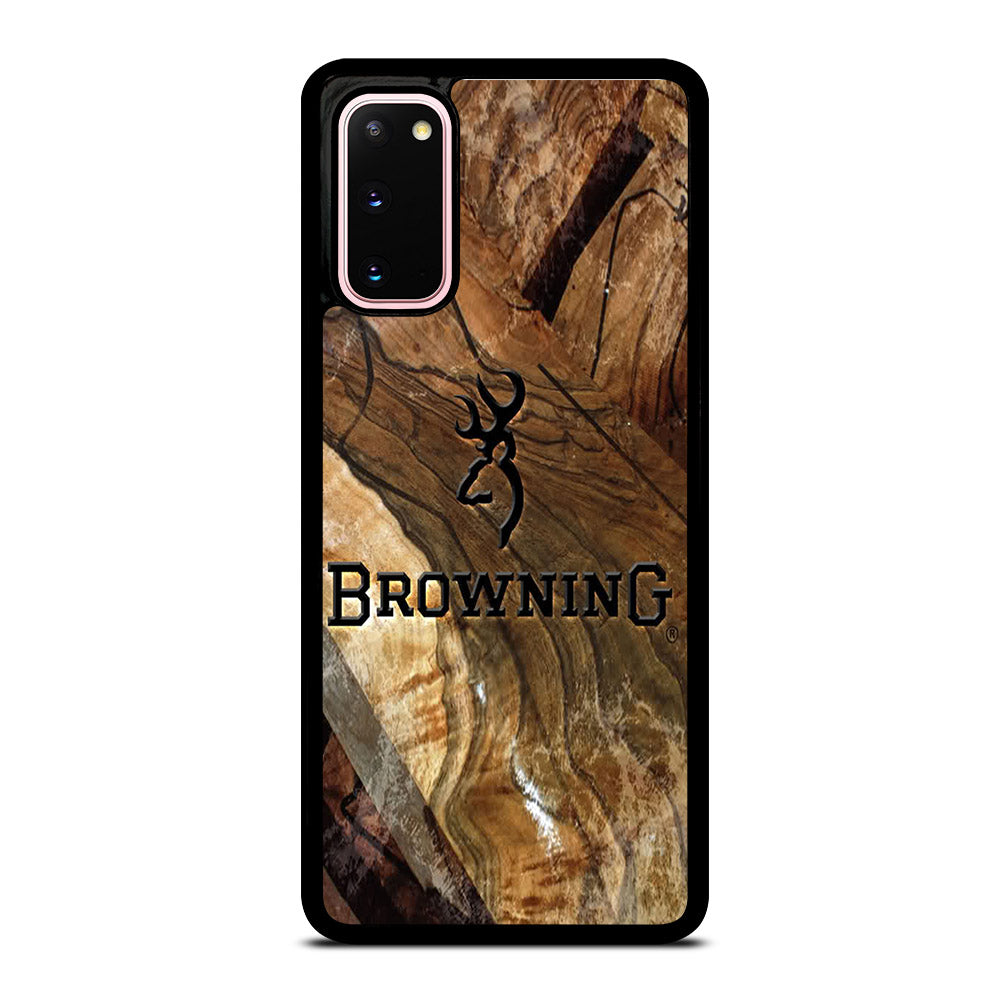 BROWNING DEER WOODEN LOGO Samsung Galaxy S20 Case Cover