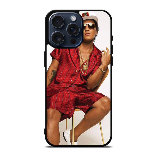 BRUNO MARS SINGER iPhone 15 Pro Max Case Cover