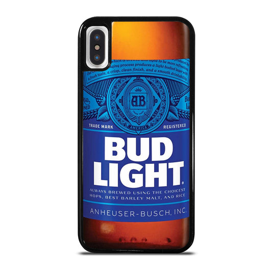 BUD LIGHT BEER BOTTLE iPhone X / XS Case Cover