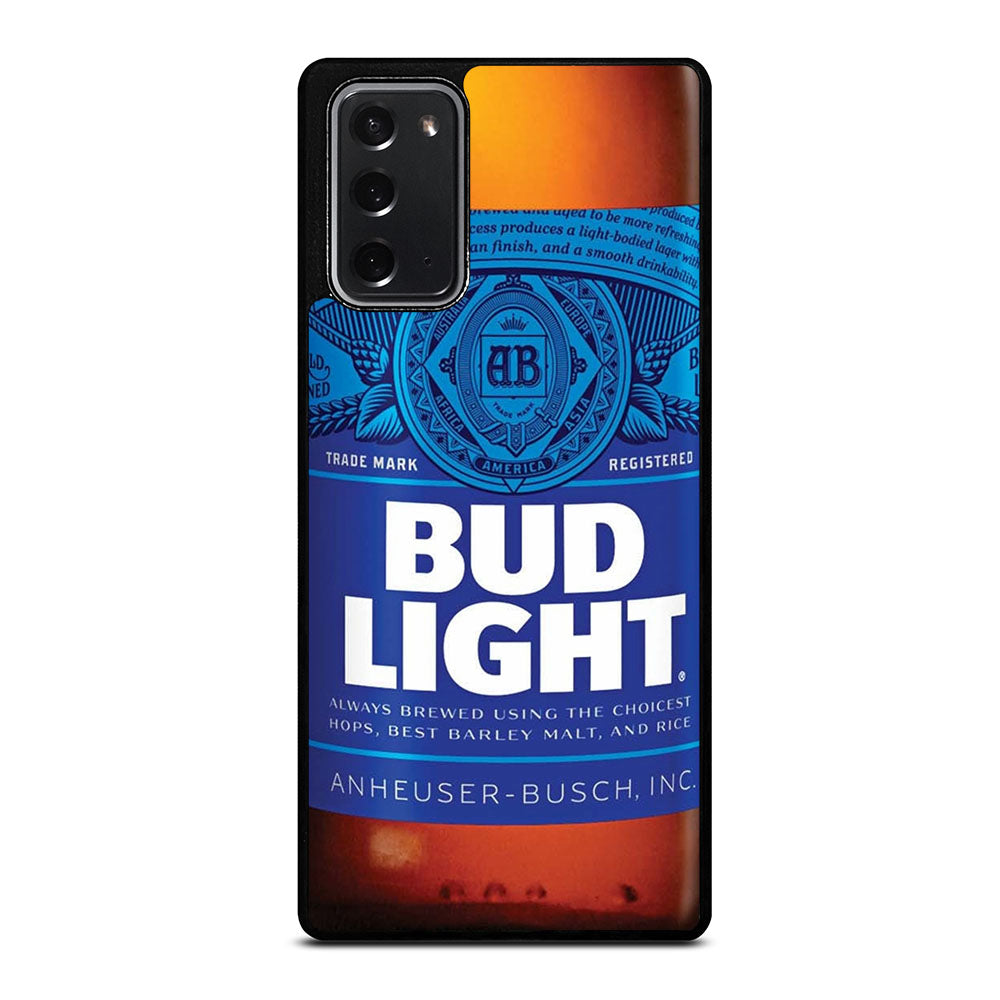 BUD LIGHT BEER BOTTLE Samsung Galaxy Note 20 Case Cover