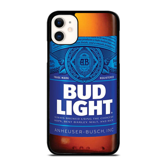 BUD LIGHT BEER BOTTLE iPhone 11 Case Cover