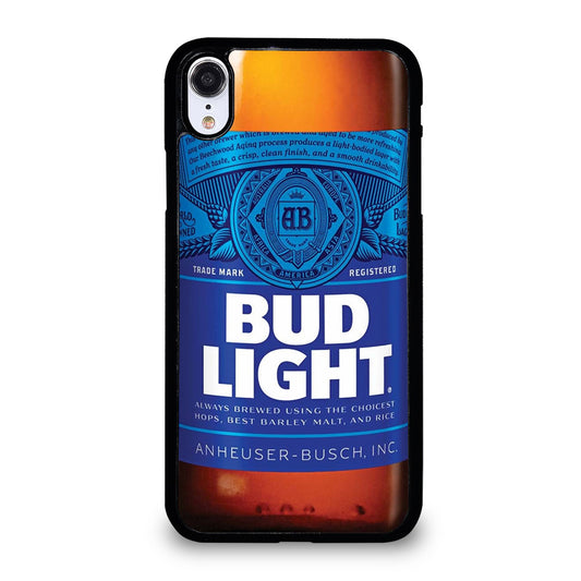 BUD LIGHT BEER BOTTLE iPhone XR Case Cover