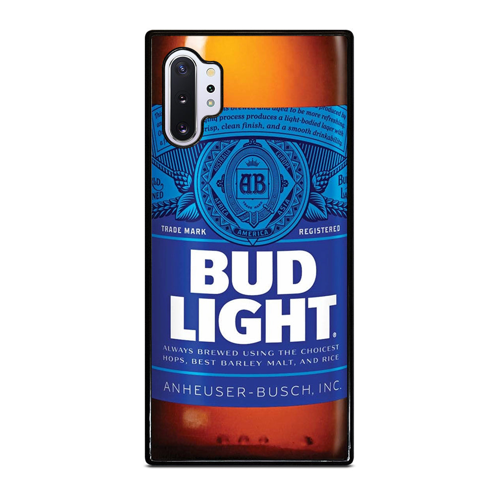 BUD LIGHT BEER BOTTLE Samsung Galaxy Note 10 Plus Case Cover