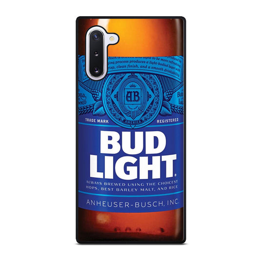 BUD LIGHT BEER BOTTLE Samsung Galaxy Note 10 Case Cover