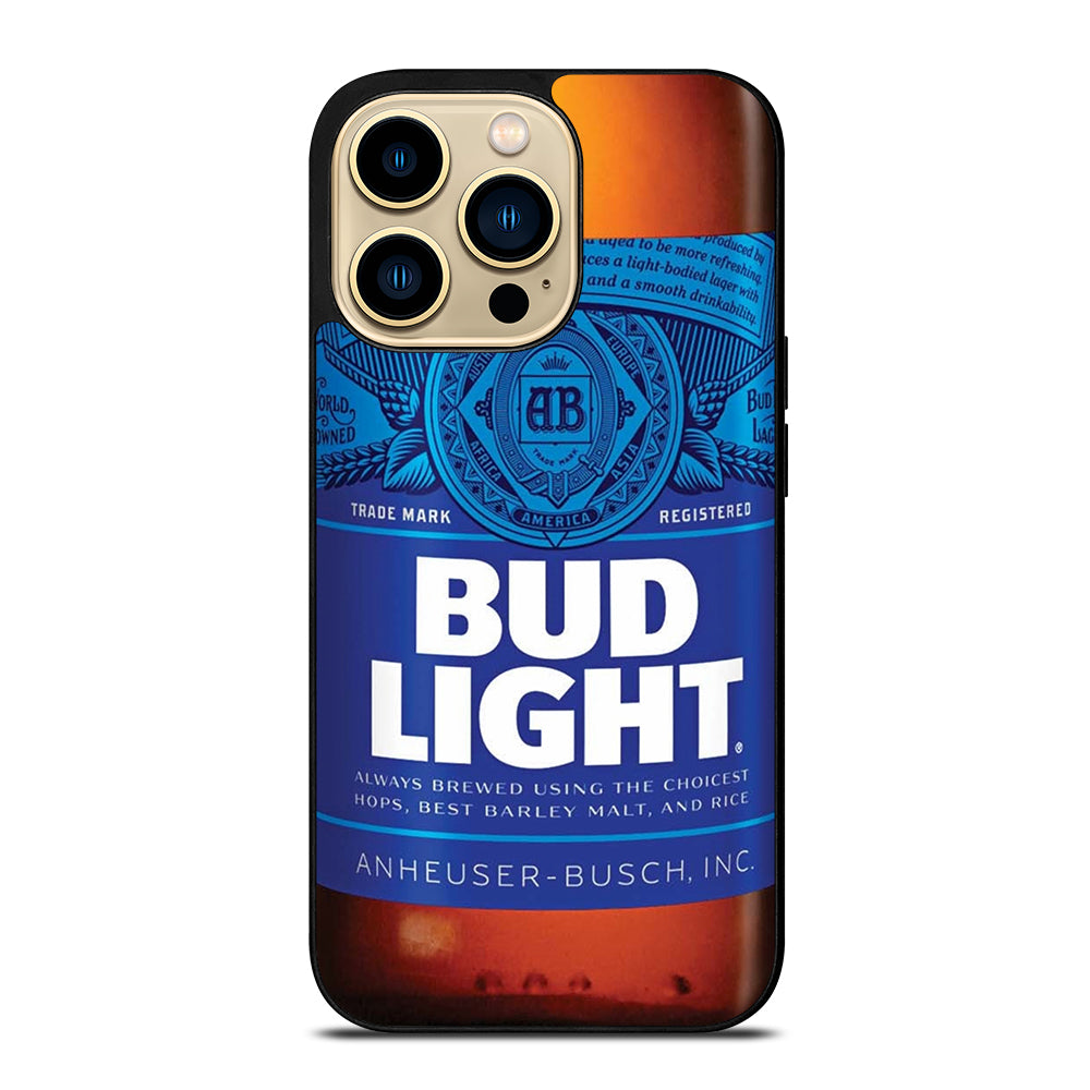 BUD LIGHT BEER BOTTLE iPhone 14 Pro Max Case Cover