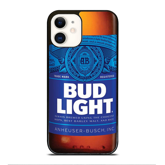 BUD LIGHT BEER BOTTLE iPhone 12 Case Cover