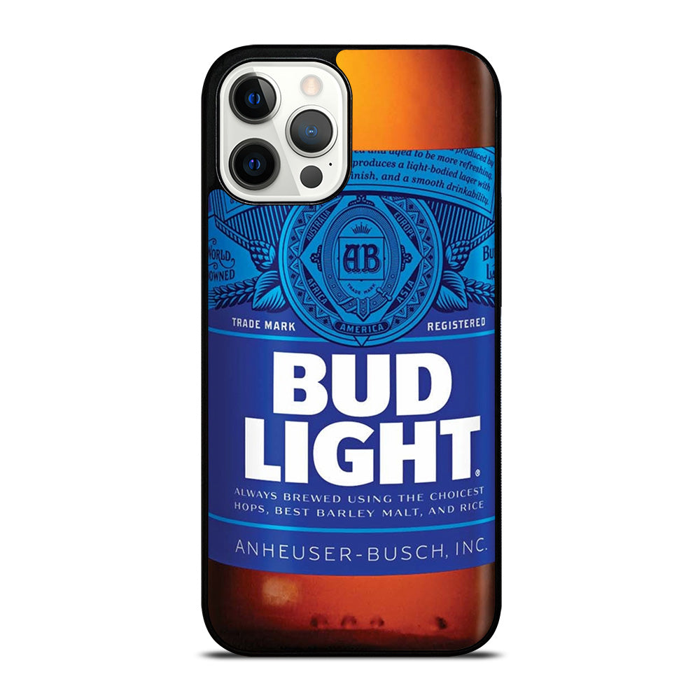 BUD LIGHT BEER BOTTLE iPhone 12 Pro Max Case Cover