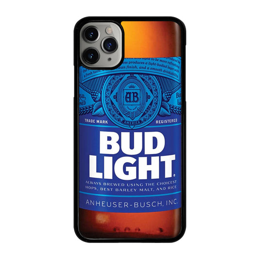 BUD LIGHT BEER BOTTLE iPhone 11 Pro Max Case Cover