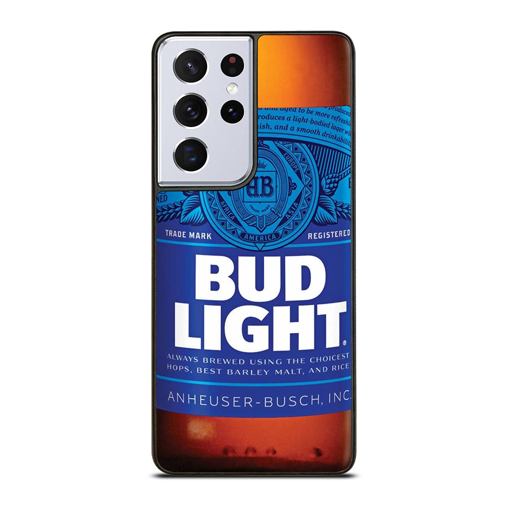 BUD LIGHT BEER BOTTLE Samsung Galaxy S21 Ultra Case Cover