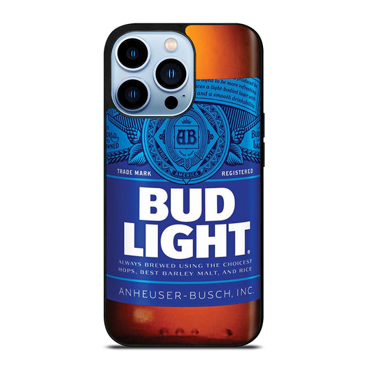 BUD LIGHT BEER BOTTLE iPhone 13 Pro Max Case Cover