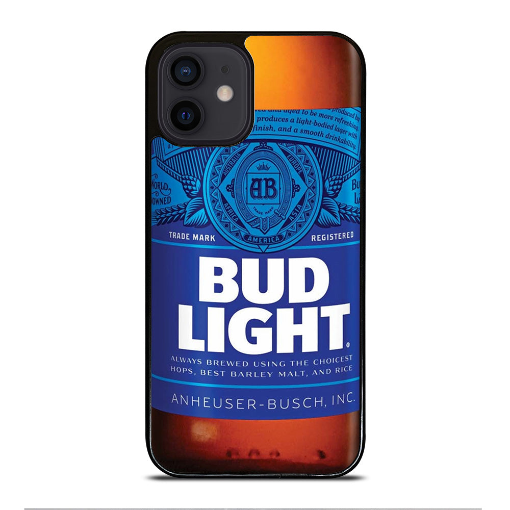 BUD LIGHT BEER BOTTLE iPhone 12 Mini Case Cover