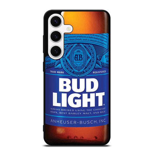 BUD LIGHT BEER BOTTLE Samsung Galaxy S24 Case Cover