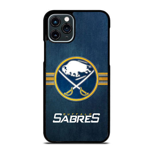 BUFFALO SABRES FOOTBALL LOGO 2 iPhone 11 Pro Case Cover
