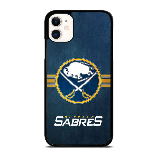 BUFFALO SABRES FOOTBALL LOGO 2 iPhone 11 Case Cover