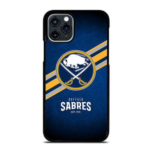 BUFFALO SABRES FOOTBALL LOGO 3 iPhone 11 Pro Case Cover
