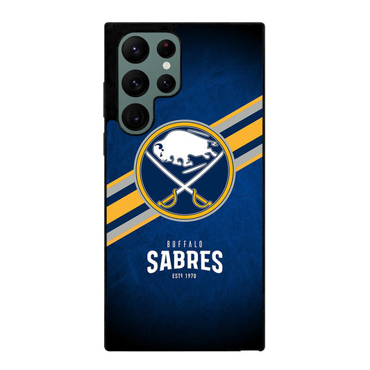 BUFFALO SABRES FOOTBALL LOGO 3 Samsung Galaxy S22 Ultra Case Cover