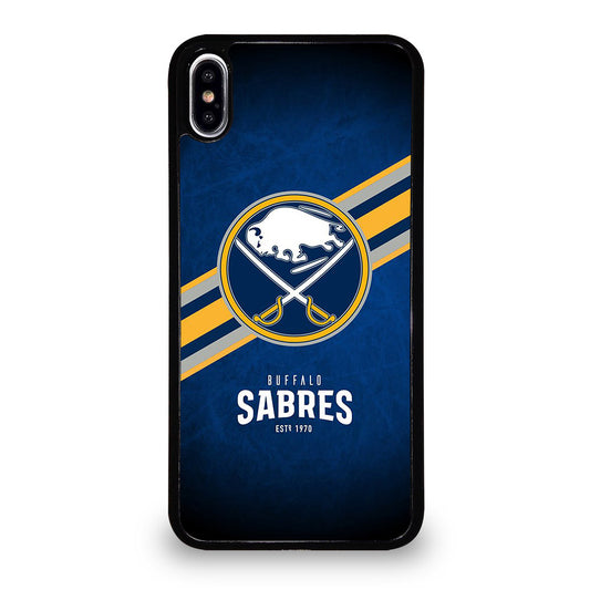 BUFFALO SABRES FOOTBALL LOGO 3 iPhone XS Max Case Cover