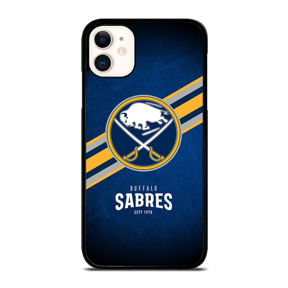 BUFFALO SABRES FOOTBALL LOGO 3 iPhone 11 Case Cover