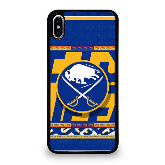 BUFFALO SABRES NHL TEAM 2 iPhone XS Max Case Cover