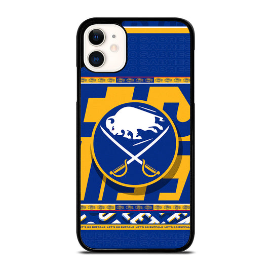 BUFFALO SABRES NHL TEAM 2 iPhone 11 Case Cover