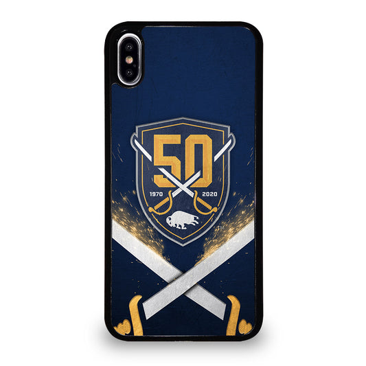 BUFFALO SABRES NHL TEAM 3 iPhone XS Max Case Cover