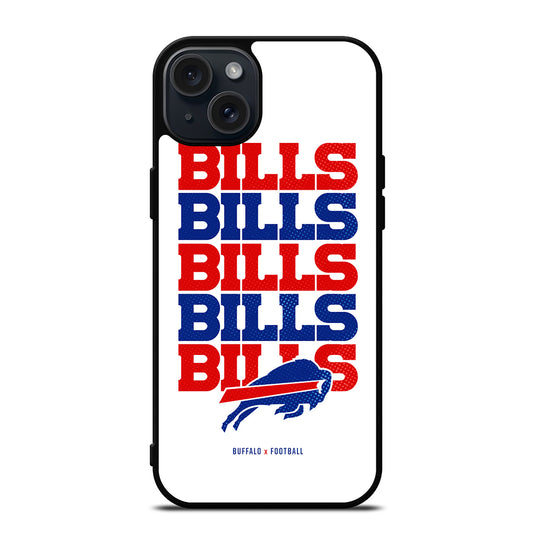 BUFFALO BILLS X FOOTBALL iPhone 15 Plus Case Cover