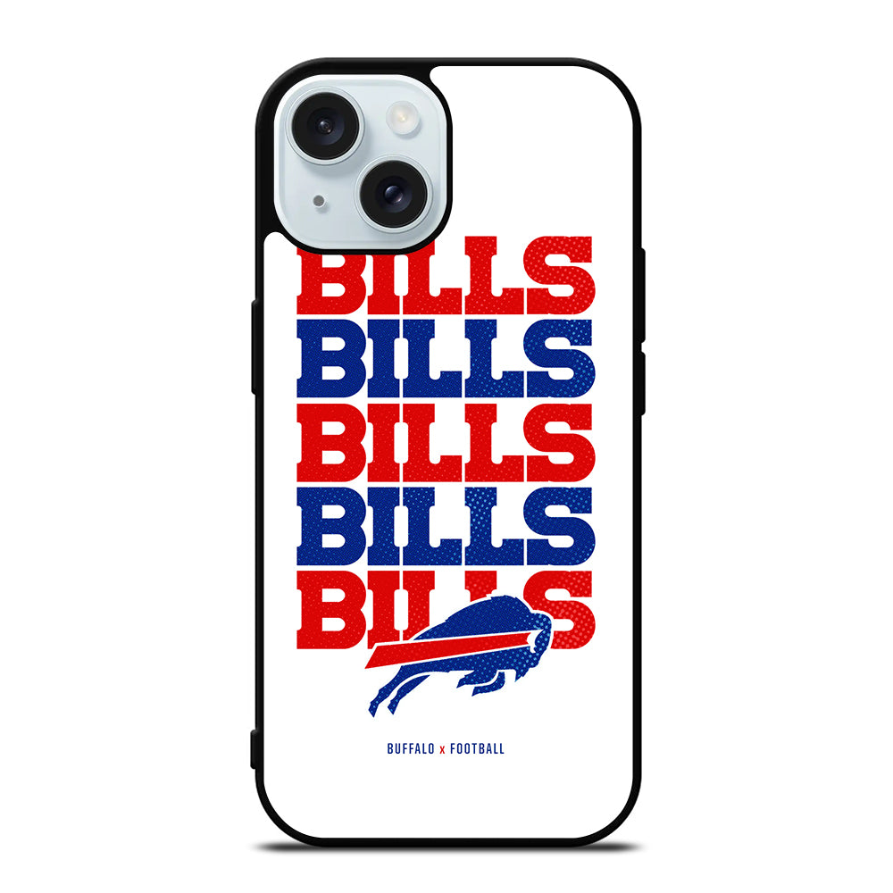 BUFFALO BILLS X FOOTBALL iPhone 15 Case Cover