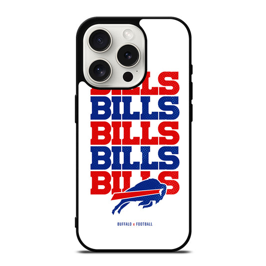 BUFFALO BILLS X FOOTBALL iPhone 15 Pro Case Cover