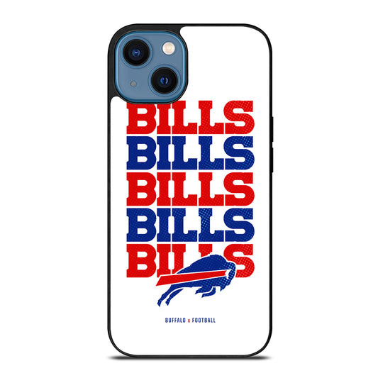 BUFFALO BILLS X FOOTBALL iPhone 14 Case Cover