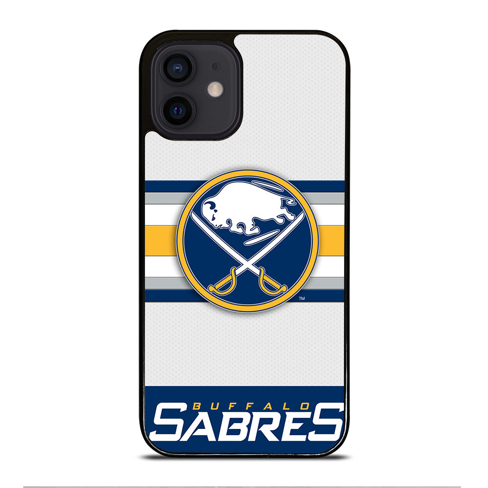 BUFFALO SABRES FOOTBALL LOGO 1 iPhone 12 Mini Case Cover