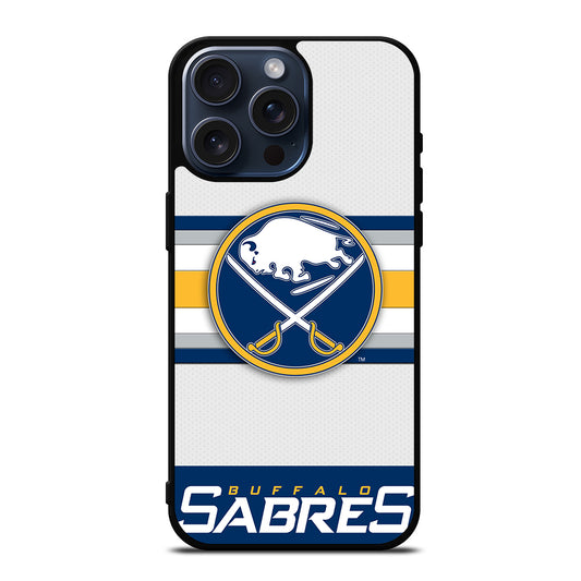 BUFFALO SABRES FOOTBALL LOGO 1 iPhone 15 Pro Max Case Cover