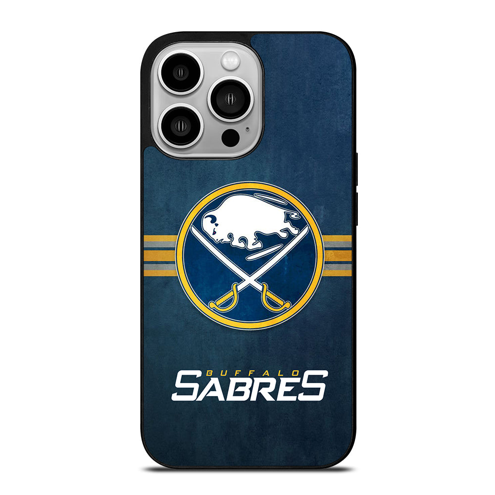 BUFFALO SABRES FOOTBALL LOGO 2 iPhone 14 Pro Case Cover