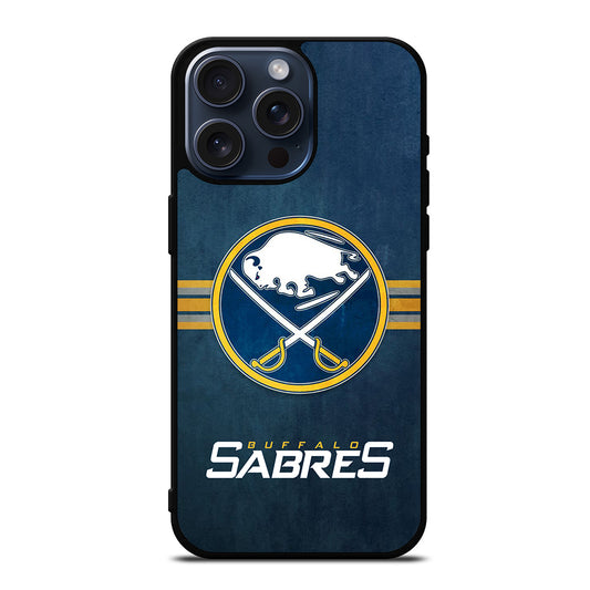BUFFALO SABRES FOOTBALL LOGO 2 iPhone 15 Pro Max Case Cover