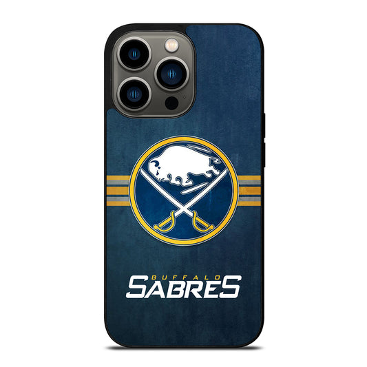 BUFFALO SABRES FOOTBALL LOGO 2 iPhone 13 Pro Case Cover