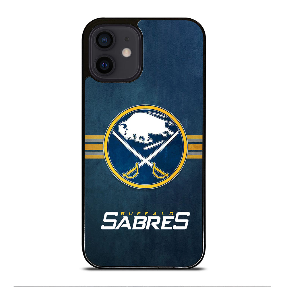 BUFFALO SABRES FOOTBALL LOGO 2 iPhone 12 Mini Case Cover