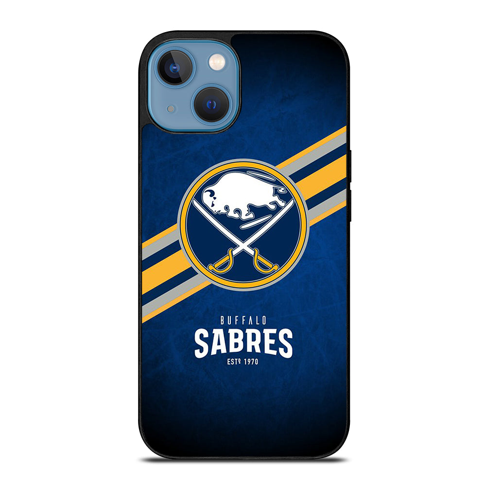 BUFFALO SABRES FOOTBALL LOGO 3 iPhone 13 Case Cover