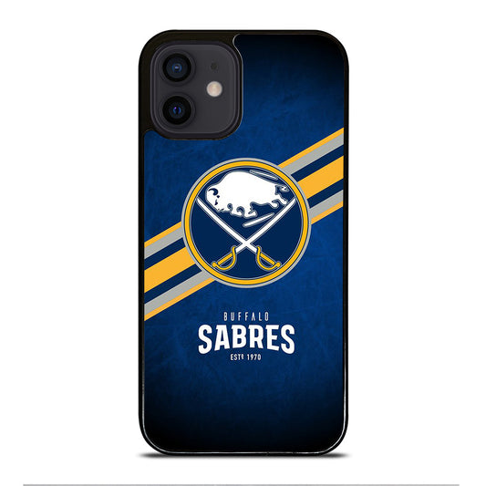 BUFFALO SABRES FOOTBALL LOGO 3 iPhone 12 Mini Case Cover