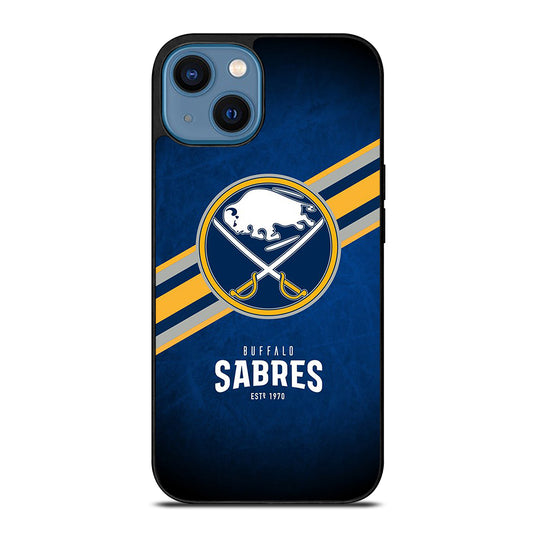 BUFFALO SABRES FOOTBALL LOGO 3 iPhone 14 Case Cover