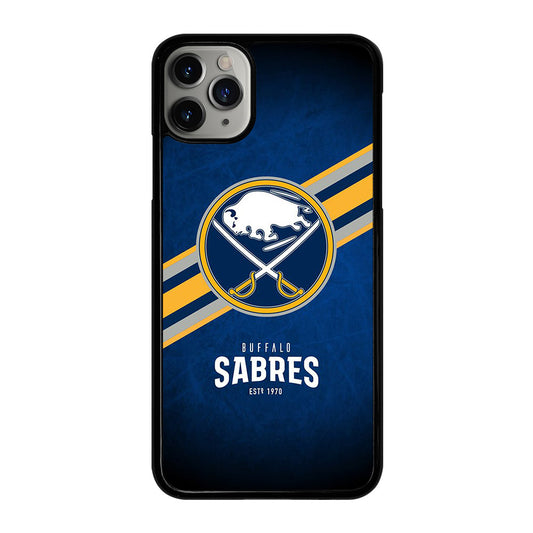BUFFALO SABRES FOOTBALL LOGO 3 iPhone 11 Pro Max Case Cover
