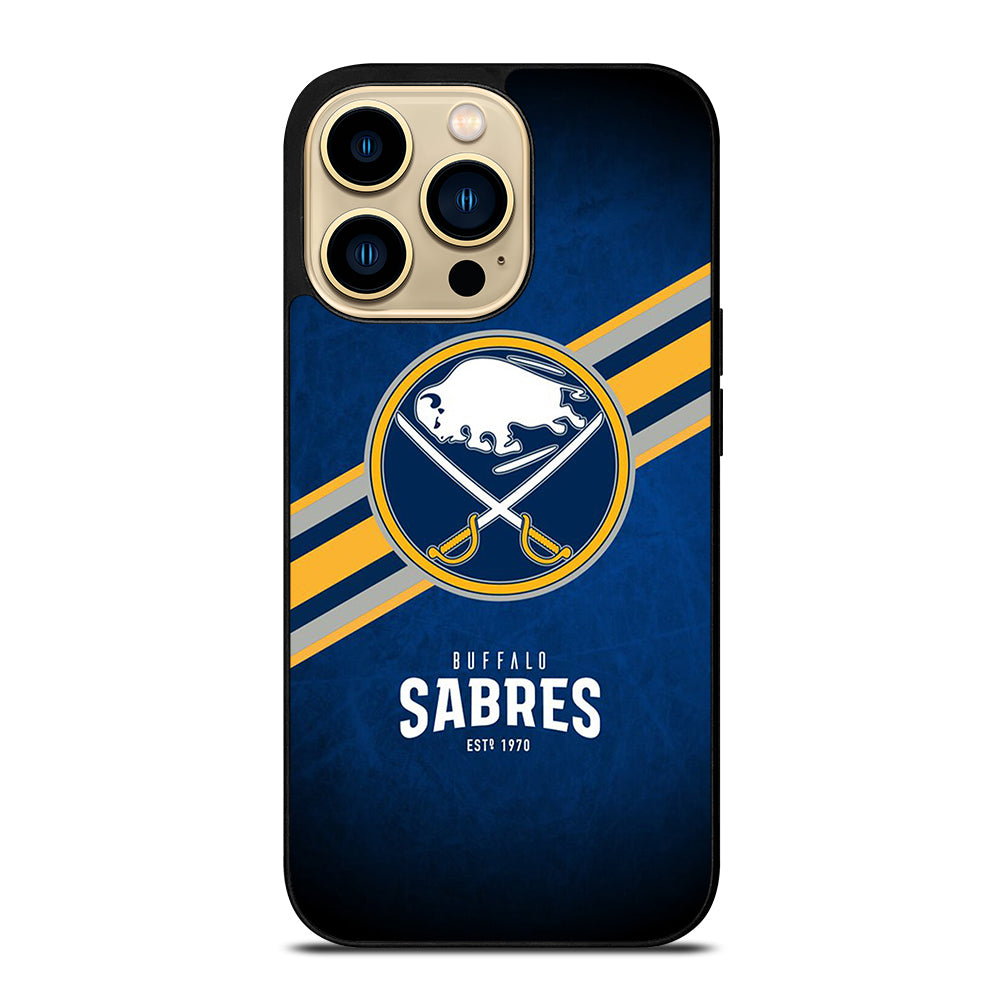 BUFFALO SABRES FOOTBALL LOGO 3 iPhone 14 Pro Max Case Cover