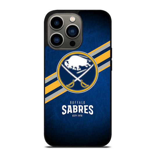 BUFFALO SABRES FOOTBALL LOGO 3 iPhone 13 Pro Case Cover