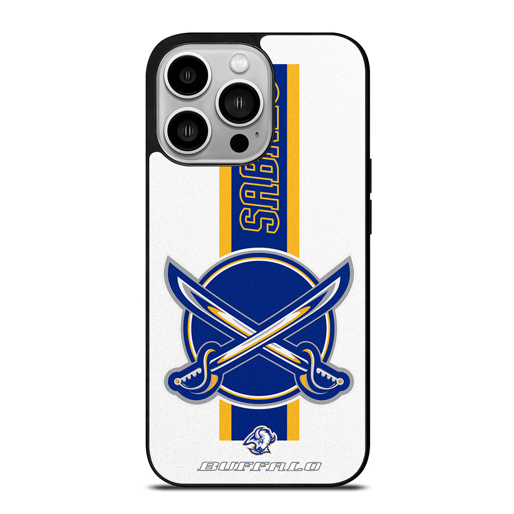 BUFFALO SABRES NHL TEAM 1 iPhone 14 Pro Case Cover